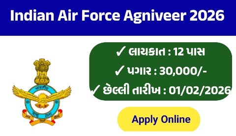 Indian Air Force Agniveer (Vayu) Recruitment 2026 – Apply Online, Eligibility, Salary & Full Details