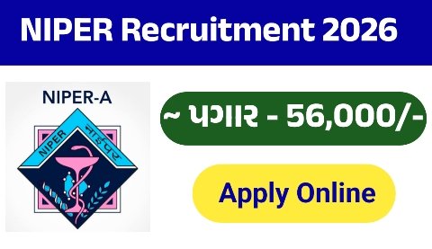 NIPER Ahmedabad Recruitment 2026: Apply Online