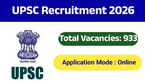 UPSC CSE Recruitment 2026