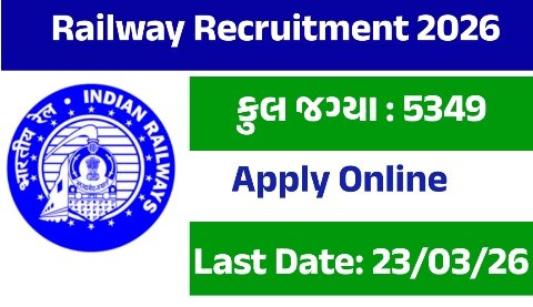 RRC Western Railway Apprentice Recruitment 2026 – Apply Online for 5,349 Posts