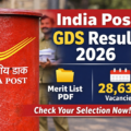 India Post GDS Result 2026 Released: Check State-Wise Merit List for 28,636 Posts
