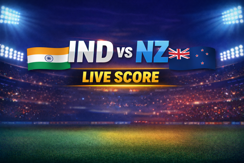 ndia vs New Zealand Final 2026 Live Score – IND vs NZ Final Match Today
