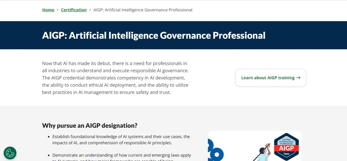 IAPP — AI Governance Professional (AIGP)